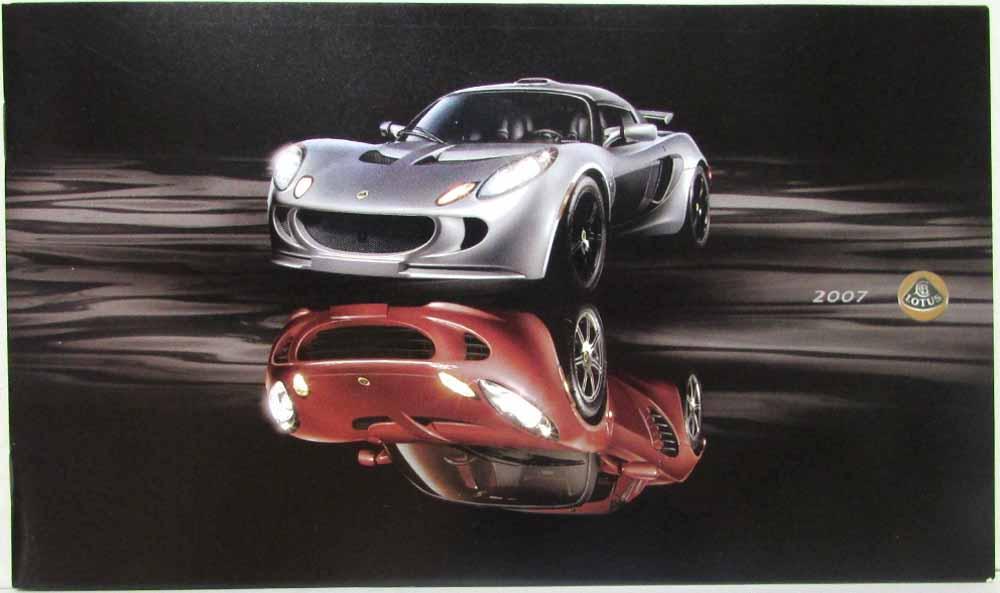 2007 Lotus Elise and Exige S Sales Brochure 2007 Lotus Elise and Exige S Sales Brochure