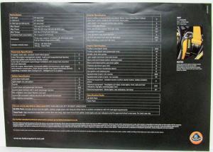 2009 Lotus Cars Geneva Auto Show Sales Brochure - European