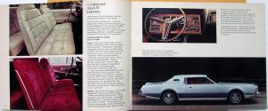 1973 Lincoln Mercury Continental Mark IV Montego Cougar Comet Sales Brochure R 1