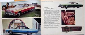 1973 Lincoln Mercury Continental Mark IV Montego Cougar Comet Sales Brochure R 1