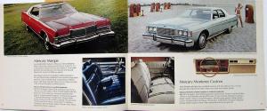 1973 Lincoln Mercury Continental Mark IV Montego Cougar Comet Sales Brochure R 1