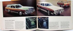 1973 Lincoln Mercury Continental Mark IV Montego Cougar Comet Sales Brochure R 1