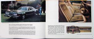1974 Lincoln Mercury Continental Mark IV Montego Cougar Comet Sales Brochure Rev