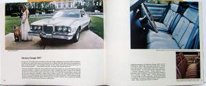 1974 Lincoln Mercury Continental Mark IV Montego Cougar Comet Sales Brochure Rev