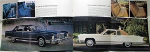 1975 Lincoln Mercury Continental Mark IV Grand Monarch Ghia Brochure Sheet Env