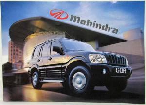 2008 Mahindra GOA SUV Spec Sheet - French Text