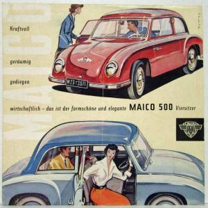1956-1957 Maico 500 Sales Folder - German Text