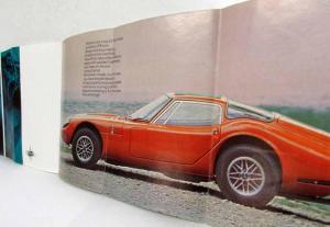 1971 Marcos 3L Sales Brochure Spec Sheet with Letter Envelope & Business Card