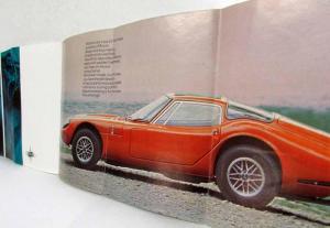 1971 Marcos 3L Sales Brochure Spec Sheet with Letter Envelope & Business Card