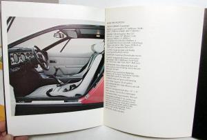1973 Maserati Bora and Merak The Wind & The Star Sales Brochure
