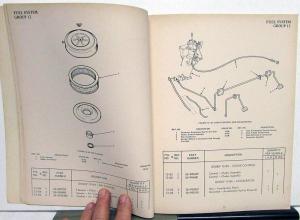 1969 Jeep Dealer Parts List Book Dispatcher 100 Model DJ-5A Mail Delivery