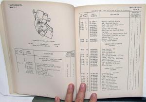 1969 Jeep Dealer Parts List Book Dispatcher 100 Model DJ-5A Mail Delivery