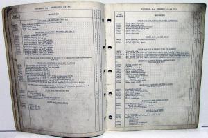 1945-53 Jeep Dealer Parts List Book Revised 1968 Models CJ-2A & CJ-3A