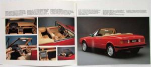 1989-1990 Maserati Spyder Sales Folder - French Text