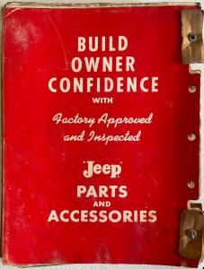 1967-69 Jeep Dealer Parts List Book Jeepster Series With F4-134 & V6-225 Engine