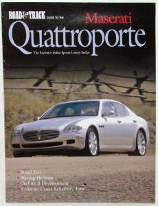 2004 Road & Track Guide to Maserati Quattroporte