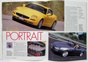 2004 Road & Track Guide to Maserati Quattroporte