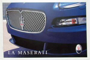 2004-2005 Maserati Full Line Sales Brochure