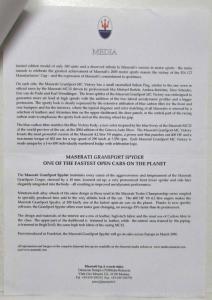 2006 Maserati in Geneva Market Success Media Release - Text Only