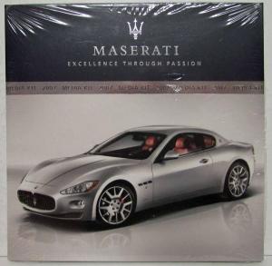 2007 Maserati Media Kit CD Excellence Through Passion - Sealed