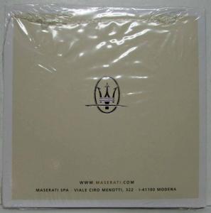 2007 Maserati Media Kit CD Excellence Through Passion - Sealed