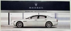 2007 Maserati Accessories Sales Brochure Mailer
