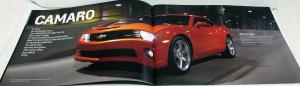 2013 Chevrolet Camaro Dealer Sales Brochure ZL1 SS Large Prestige