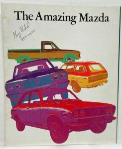 1972 Amazing Mazda Full Line Sales Brochure - White Cover