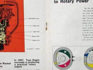 1972 Mazda Rotary Engine Sales Brochure Filmstrip Cover
