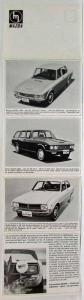 1968-1973 Mazda Sales Folder 1800 R100 1200 1500 - French Text