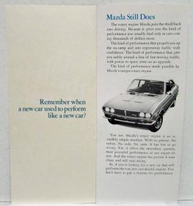 1973 Mazda The Thrill is Back Sales Brochure