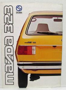 1973-1977 Mazda 323 Sales Brochure - South African Market