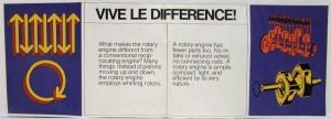 1977 Mazda Inside the Rotary Engine Sales Folder