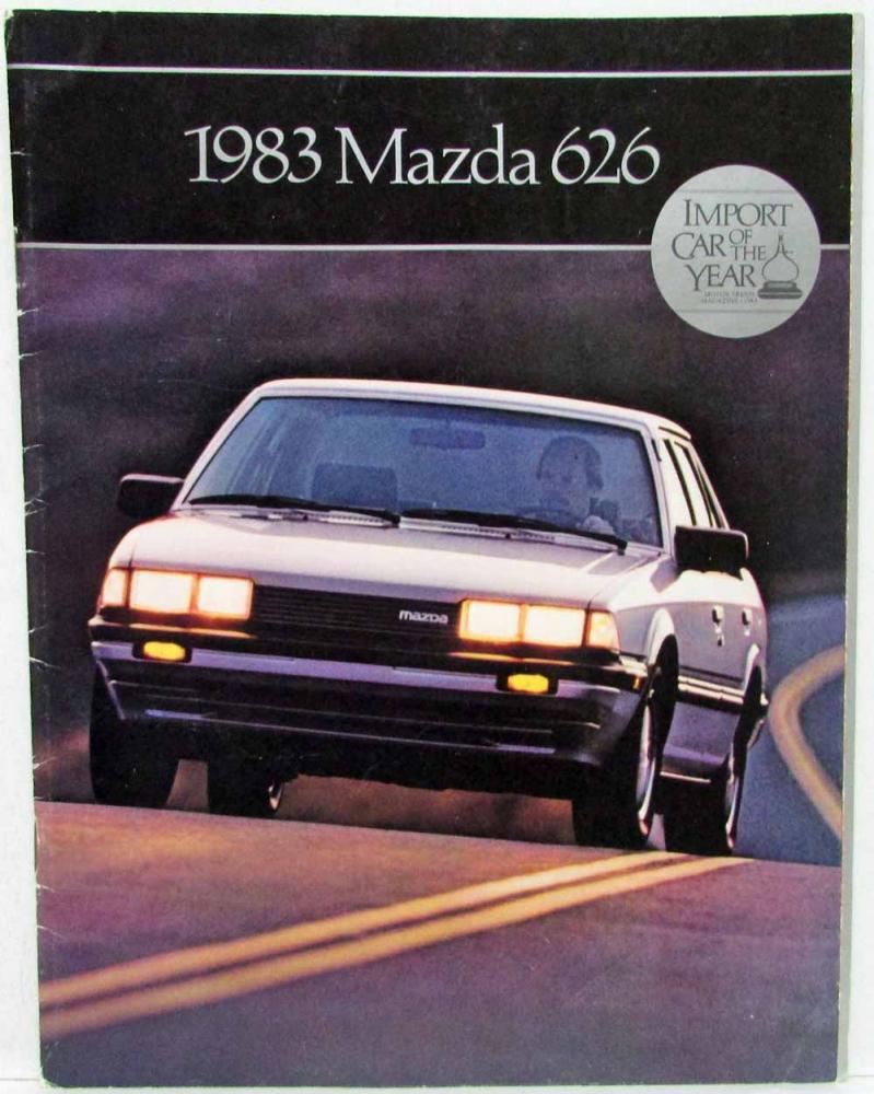 1983 Mazda 626 Motor Trend Import Car of the Year Sales Brochure