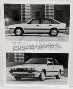 1983 Mazda 626 Press Photo with Award Winner Text