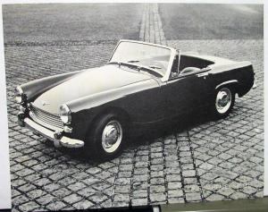 1965 Austin Healey Sprite Mark III Sports Car Dealer Sales Brochure Data Sheet
