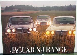 1974 Jaguar XJ Range & Daimler Models British Leyland Sales Set Brochures W/Env