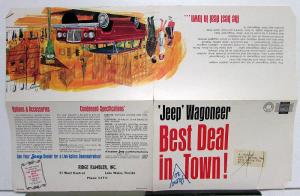 1964 Jeep Wagoneer Dealer Sales Brochure Mailer Best Deal In Town Original