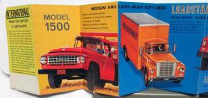 1961-62 International IH Trucks Dealer Pocket Sales Brochure Full Line Pickup HD