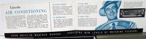 1955 Lincoln & Capri Air Conditioning Options Features & Benefits Sales Brochure