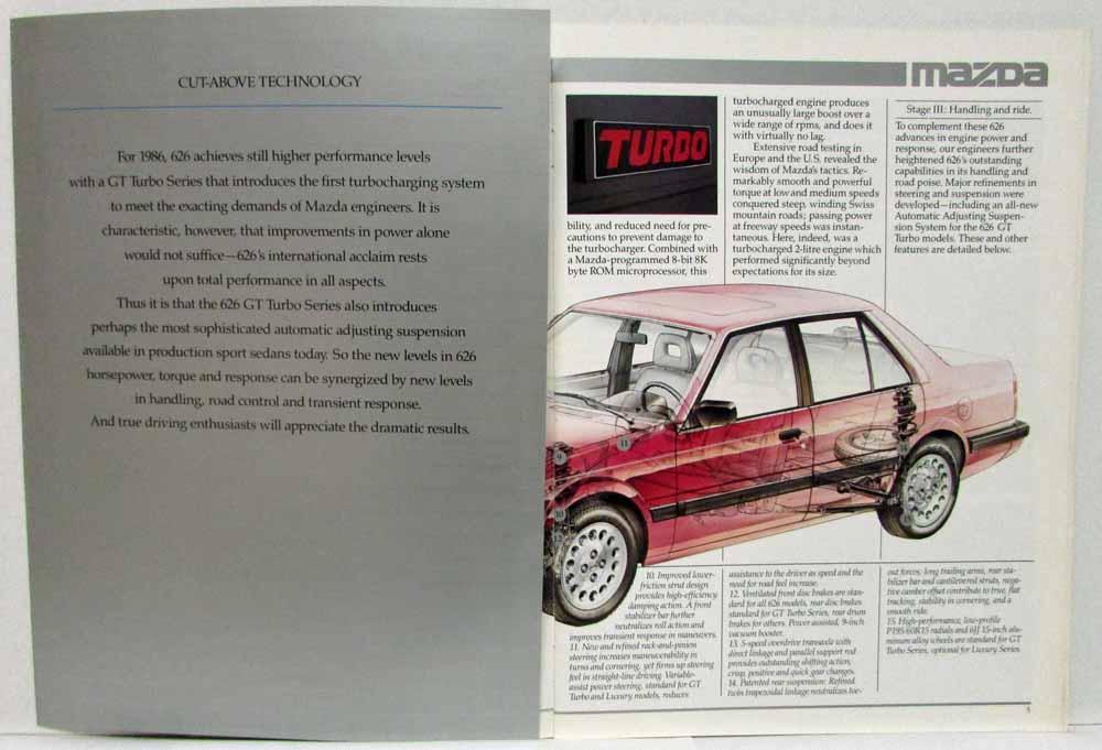 1986 Mazda 626 Gt Turbo Specs