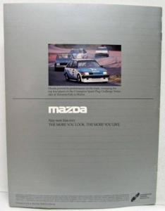 1986 Mazda 323 Sales Brochure