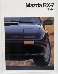 1988-1991 RX-7 Turbo Sales Brochure - German Text for Swiss Market