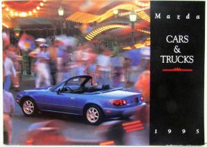 1995 Mazda Cars and Trucks Sales Brochure 929 Millenia 626 RX-7 Miata MX-6 323