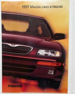 1997 Mazda Cars and Trucks Sales Folder Miata B-Series Trucks MX-6 Millenia MPV