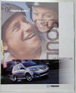 2006 Mazda MPV Body of a Minivan Sales Brochure
