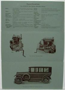 1924 Mercedes 10-40 HP Sales Folder