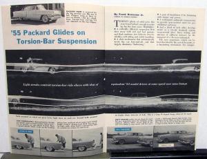 1955 Packard Popular Science Monthly Reprint Article On Torsion Bar Suspension