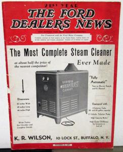 1937 1938 Ford Dealers News Mag Products Services Info Ads Car Truck Articles