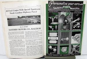 1937 1938 Ford Dealers News Mag Products Services Info Ads Car Truck Articles